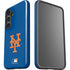 MLB New York Mets - Solid Distressed Galaxy S25 Impact Case